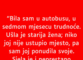 “Bila sam u autobusu,…”