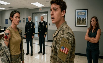 Mlad poručnik je naredio ženi u izbledeloj uniformi da skine uniformu. On se ukočio od užasa kada je video tetovažu na njenom ramenu — tajnu koje su se svi plašili…