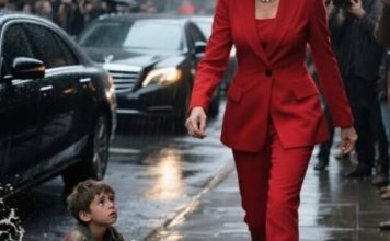 Moćna žena je bacila prljavu vodu na beskućnog dečaka — Ali kada je ugledala crveni rođeni znak na njegovoj ruci, njen svet se promenio…