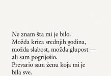Priznao sam ženi da sam je prevario — ali njen odgovor me slomio”