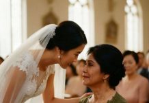 Stidim se što idem na venčanje svog sina jer su mi stvari stare, ali kada je snaja videla zelenu haljinu na meni, njena reakcija je rasplakala čitavu salu…