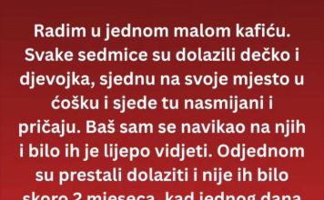 ČESTO su dolazili kod njega u KAFIĆ a onda jednog DANA ….