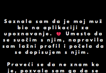 “Saznala sam da je moj muž bio na aplikaciji za upoznavanje…”