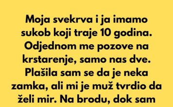 “Nikada se nisam slagala sa svojom svekrvom. Čak ni nakon što se rodio moj sin, odnos nam je ostao hladan pune 10 godine.”