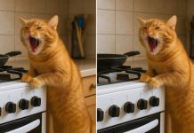 Mačka se čudno ponašala celu veče — i uskoro sam shvatila zašto nije odlazila od šporeta.