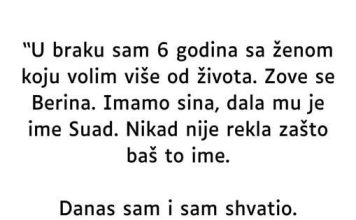 “U braku sam 6 godina sa ženom koju volim više od života…”