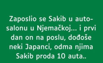 U Njemačkoj je Sakib nedavno postao član jednog auto salona