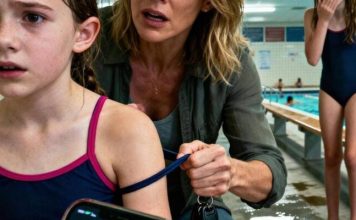 Moja sestra me je zamolila da pazim svoju nećaku preko vikenda, pa sam je odvela na bazen sa svojom ćerkom. U svlačionici, moja ćerka je uzdahnula: „Mama!