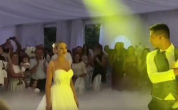 POČEO PRVI PLES, A MUZIKA STALA, MLADOŽENJA OSTAVIO MLADU: Gosti u neverici skočili sa stolica, ovo niko nije očekivao! (VIDEO)