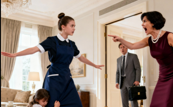 Bogati otac vraća se kući i zatiče kućnu pomoćnicu kako štiti njegovu slijepu kćer… a istina koju otkrije zauvijek ga potrese.