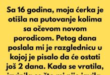 Ovo se desilo devedesetih, kada je moja ćerka imala 16 godina.