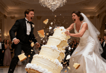 Dok sam podizala nož da prerežem svadbenu tortu, sestra me čvrsto zagrlila i šapnula: „Gurni je. Sad.“