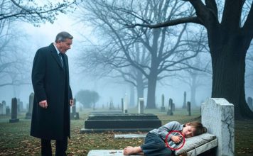 Milijunaš posjećuje grob svoje supruge i pronalazi malog dječaka kako leži sam… ono što otkrije je užasno.