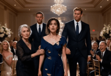 Rođaci mog muža su se približili oko mene u prepunoj sobi, smeškajući se, “Skini haljinu. Pokaži nam šta te navodi da misliš da pripadaš ovoj porodici. ” Stajala sam ukočena, ruke su mi drhtale od besa i poniženja, dok je njihov okrutan smeh odjekivao oko mene.