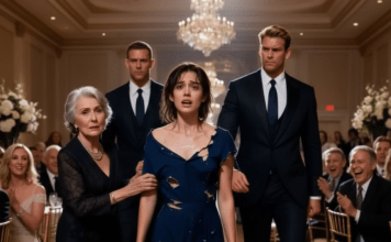 Rođaci mog muža su se približili oko mene u prepunoj sobi, smeškajući se, “Skini haljinu. Pokaži nam šta te navodi da misliš da pripadaš ovoj porodici. ” Stajala sam ukočena, ruke su mi drhtale od besa i poniženja, dok je njihov okrutan smeh odjekivao oko mene.