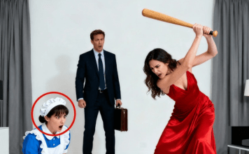 “Molim vas, gospođo…”, šapnula je Grazia, glas joj se slomio usred rečenice. “To je samo beba.”