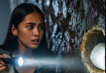 Moj se muž svake večeri zaključava u kupaonici na dva sata: jedne noći uzela sam baterijsku svjetiljku, otišla pogledati i iza pločica pronašla rupu… a unutra čudne vrećice… 😱😱