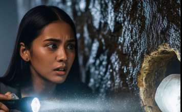 Moj se muž svake večeri zaključava u kupaonici na dva sata: jedne noći uzela sam baterijsku svjetiljku, otišla pogledati i iza pločica pronašla rupu… a unutra čudne vrećice… 😱😱