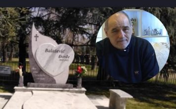 Đorđe Balašević je 2 puta sahranjivan, a na nadgrobnom spomeniku stoje ove reči: Od svih njegovih pesama, baš ova je izabrana