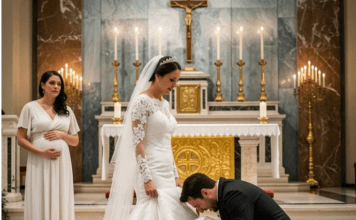 Moje venčanje je stalo kada je moja najbolja prijateljica povikala da nosi bebu mog budućeg muža. Mirno sam joj dala svoj verenički prsten i dug koji je on krio od nas oboje. Moleo me je da ostanem… ali samo zato što ona nije mogla da podnese njegov haos…