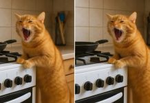 Mačka se čudno ponašala celu veče — i uskoro sam shvatila zašto nije odlazila od šporeta.