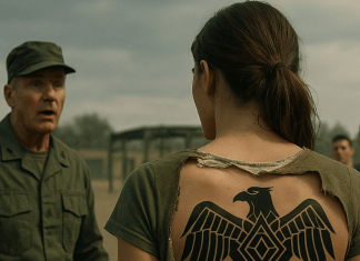Podcjenjivali su je u vojnom kampu! Ali kad joj se košulja rasparala, čak je i zapovjednik zanijemio ugledavši tetovažu na njezinim leđima…