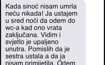 “Kada sinoć nisam umrla neću nikada…”