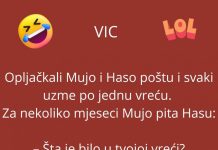 VIC DANA:Opljačkali Mujo i Haso poštu