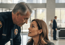 U kancelariji mog muža, obezbeđenje mi je ubacilo poruku u torbu. „Ovo se tiče tvog muža” — šapnuo je.