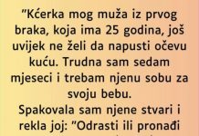 Zaledila sam se kad sam shvatila da je…