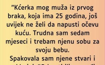 Zaledila sam se kad sam shvatila da je…