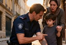 Siroče je pogledalo Bastienov tetovaž i prošaptalo: „Moj tata je imao isti…“ i policajac je ostao zapanjen.