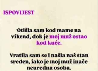 “Otišla sam kod mame na vikend, dok je moj muž ostao kod kuće”