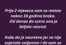 “Prije 2 mjeseca sam se rastao nakon 16 godina braka…”