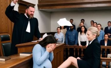 Šutnula me je u sudnici da “dokaže” da nisam trudna — Nije znala da je sudija moj otac