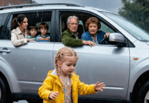 Prilikom preuzimanja, moji roditelji poveli su djecu moje sestre i odbili povesti moju kćer.Kad je došla do auta, moja joj je majka rekla da se pješice vrati kući unatoč pljusku. Moja šestogodišnja djevojčica preklinjala ih je, ali oni su otišli, ostavivši je mokru do kože i u suzama