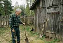 😲😲😲 Punih 10 godina je ignorisao čudno brdo iza svoje štale… sve dok jednog dana nije uzeo lopatu i shvatio da je cijelo vrijeme hodao pored nečega što je trebalo ostati zakopano.