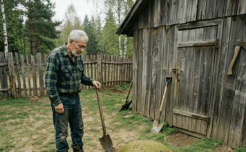 😲😲😲 Punih 10 godina je ignorisao čudno brdo iza svoje štale… sve dok jednog dana nije uzeo lopatu i shvatio da je cijelo vrijeme hodao pored nečega što je trebalo ostati zakopano.