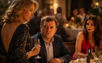 Žena je otkrila muževu prevaru, ali nije napravila skandal. Umjesto toga, na korporativnoj večeri ustala je i izrekla zdravicu koja je sve u dvorani ostavila u šoku… 😮