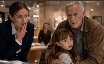 Prodavačica je osramotila dedu i njegovu unuku dok su jednostavno stajali tamo i gledali nakit u izlogu… ali ono što se dogodilo potom šokiralo je celu prodavnicu 😳😮