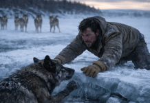 Jedan čovek je spasio trudnu vučicu koja je tonula u ledenu vodu, ali nije mogao ni da zamisli kakva će noćna mora ovaj čin dobrote postati za njega… 😱😲