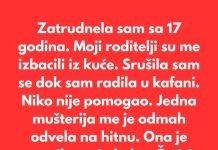 Zatrudnela sam sa 17 godina. Moji roditelji su me izbacili iz kuće.