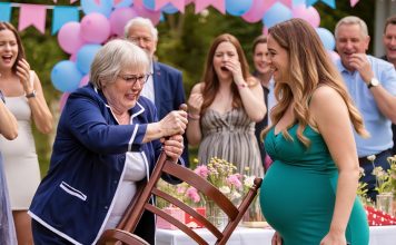 Na mojoj zabavi povodom rođenja deteta, svekrva je pokušala da izabere ime za moje dete — kada sam odbila, izgubila je kontrolu nad sobom.