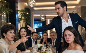 Njegova majka ponizila je njegovu trudnu suprugu na elegantnoj večeri i rekla joj: “Jedi u kupaonici”, ali on je otkazao svaku obiteljsku uplatu te noći i u tišini otkrio tko ga voli, a tko samo živi od njegovog novca.