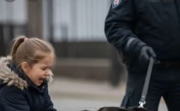 Službeni pas je počeo lajati kada je vidio petogodišnju djevojčicu, a zatim joj je oteo plišanu igračku iz ruku: a onda se desilo nešto neočekivano 😱😱
