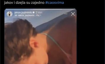 JAKOV JOZINOVIĆ I DŽEJLA RAMOVIĆ U VEZI! Osvanuli intimni trenuci s jahte: Ljube se dok uživaju u plovidbi (FOTO/VIDEO)
