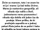 Živim sa mamom, tata i ne znam ko mi je i mama i ja baš teško živimo. Mama je