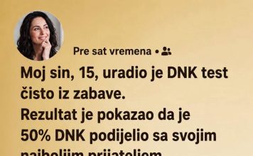 Moj sin je uradio DNK test zabave radi… Ono što je otkrio promenilo je sve što sam mislio da znam