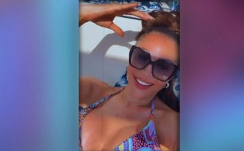 CECA RAŽNATOVIĆ IZGLEDA KAO SVEMIRSKI BROD U EGZOTIČNOM BIKINIJU Snima se u Španiji pije pivo u društvu NOVOG partnera: Nakon što je vidjela majku u zagrljaju novog muškarca Anastasija napravila neviđeni skandal(Video)