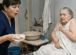 „Ne diraj tamo!“ — molila je 75-godišnja baka kada je njegovateljica došla da je okupa. Pune tri godine nije dozvoljavala nikome da joj priđe. Čim je sapunala spužvu, ugledala je ONO… 😲😲😲
